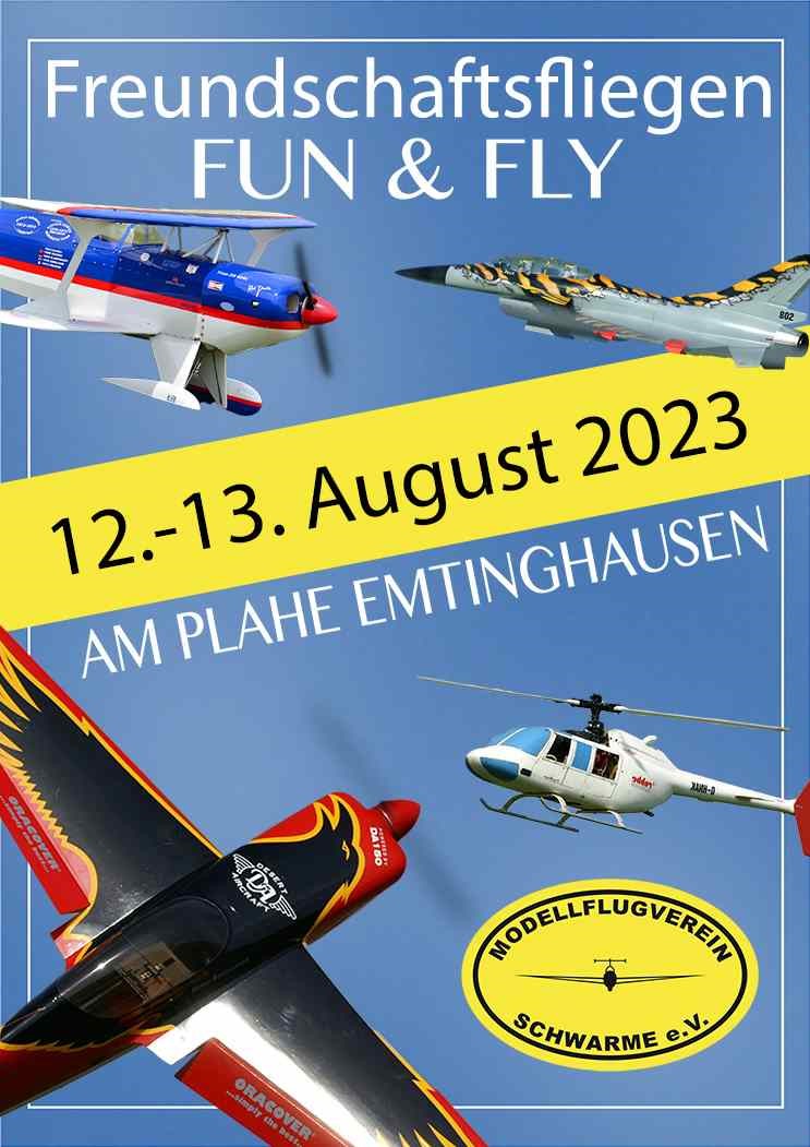 Fun&Fly beim MFV Schwarme e.V. am 12. und 13. August 2023